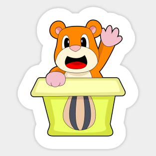 Hamster Seed Box Sticker